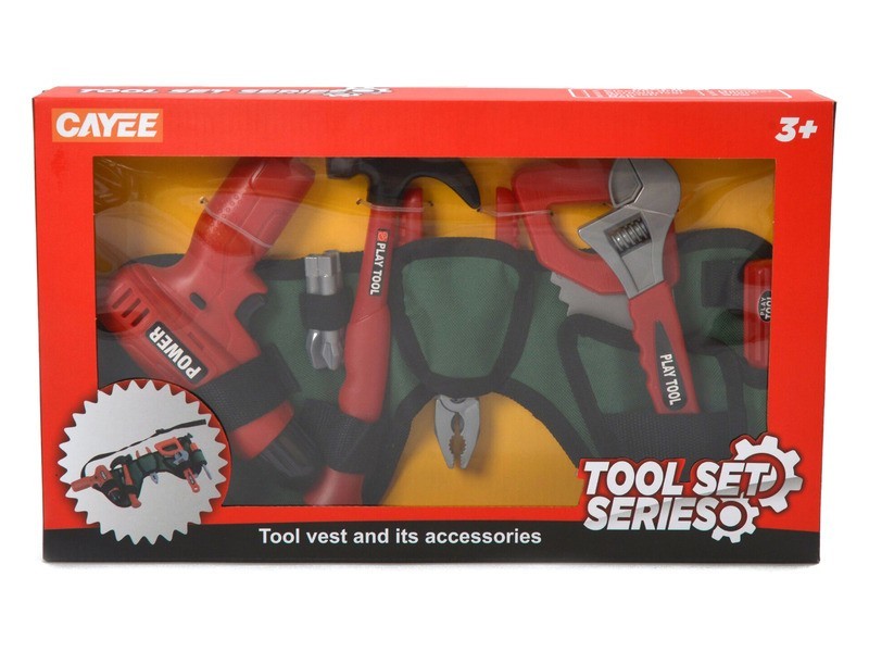 Szerszámkészlet övtáskában — 10 részes