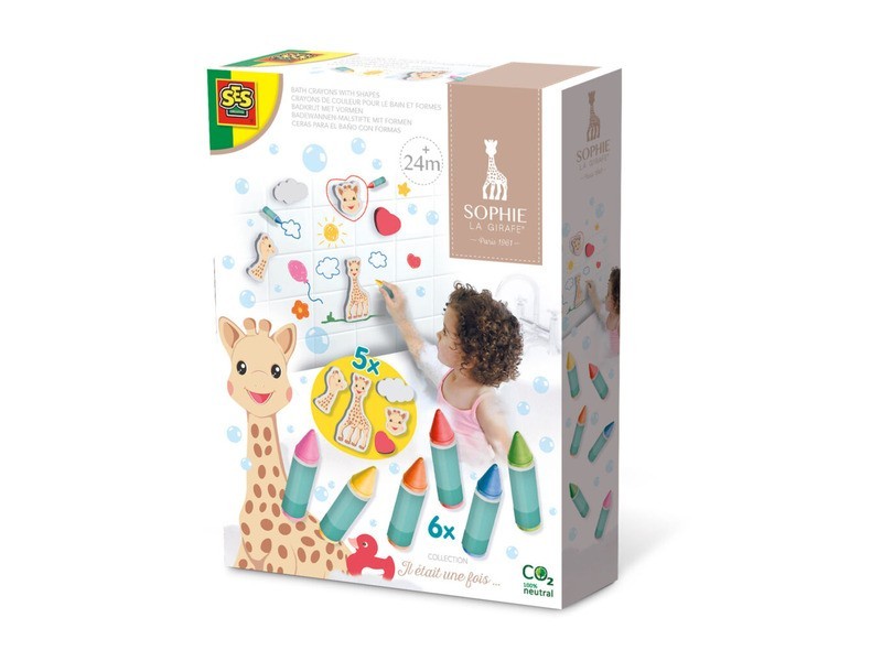 Sophie a zsiráf fürdőkréták - színes fürdőjáték