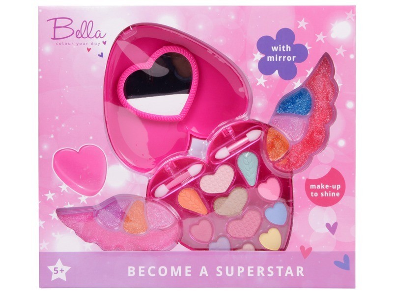 Sminkkészlet szívecske tartóban - termékfotó