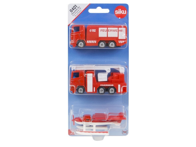 SIKU tűzoltóautó szett – játék járművek