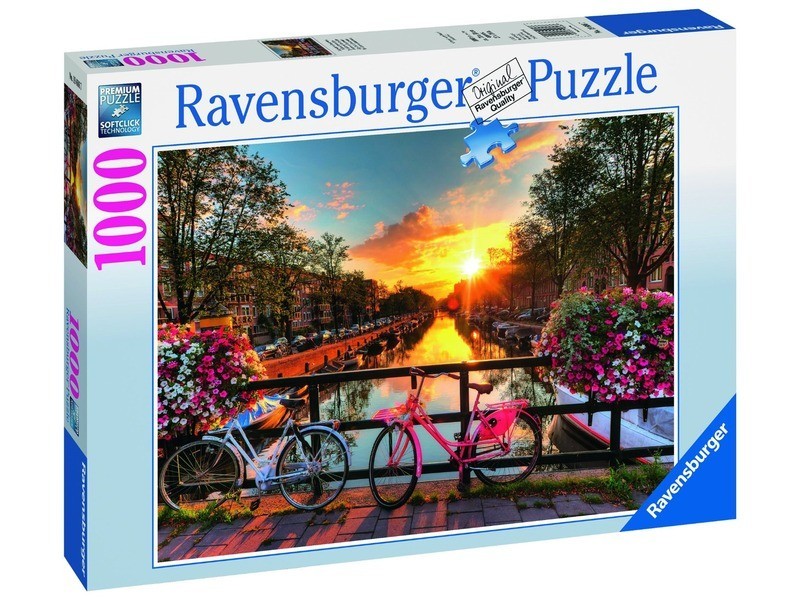 Ravensburger 1000 db – Amszterdami bicikli túra puzzle