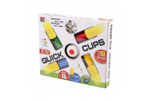 Quick Cups — színes poharak társasjáték doboz