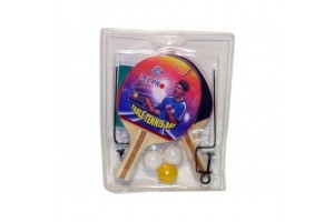 Pingpong ütőkészlet labdával és hálóval