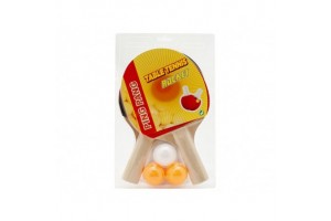 Pingpong ütő készlet (2 db) és 3 labda