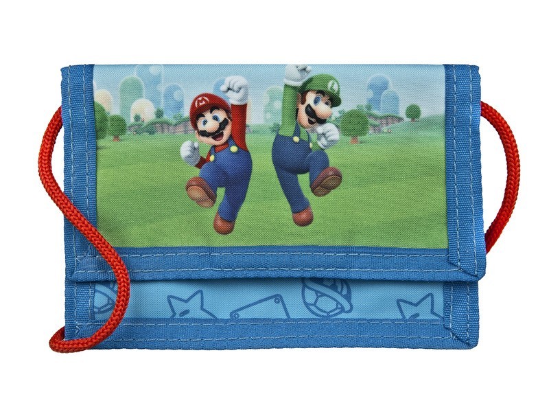 Super Mario pénztárca - kártyatartóval, elölről