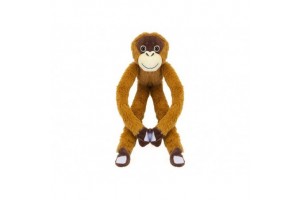 Orángután plüss tépőzáras manccsal, 30 cm