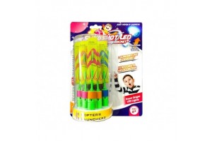 Nyílvessző szett rakéta LED fénnyel (5 db)