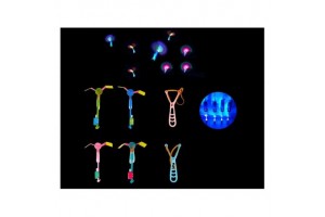 Nyílvessző szett rakéta LED-fénnyel (4 db)