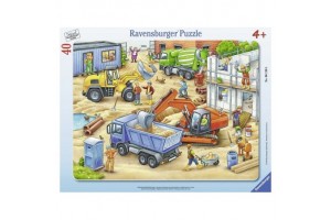 Nagy munkagépek, 40 darabos puzzle