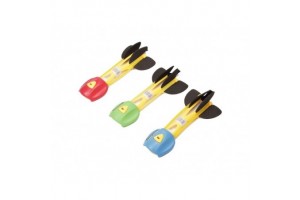 Műanyag rakéta kilövő - véletlenszerű változat