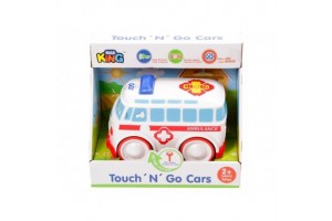 Műanyag mentőautó fény- és hanghatással