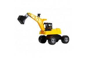 Műanyag markoló 65 cm - működő kanál, acél tengely