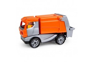 Műanyag kukásautó 22 cm sofőrrel