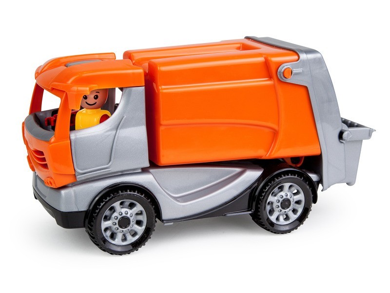 Műanyag kukásautó 22 cm sofőrrel