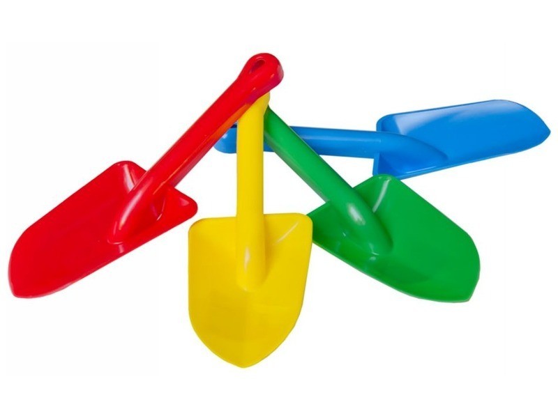 Műanyag homokozó lapát, 26 cm