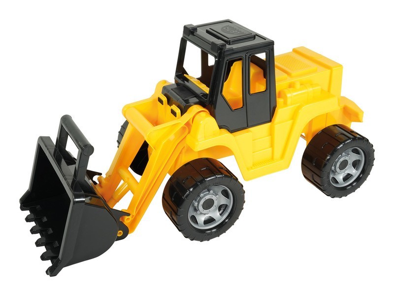 Műanyag földmunkagép 62 cm — kerti használat