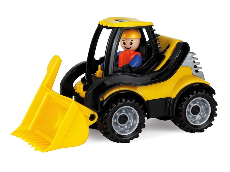 Műanyag földmunkagép 21 cm sofőrrel