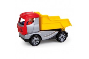 Műanyag dömper, 22 cm, sofőrrel