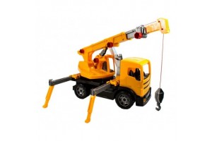 Műanyag darus autó - 62 cm