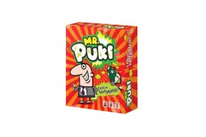 Mr Puki kártyajáték — doboz és kártyák