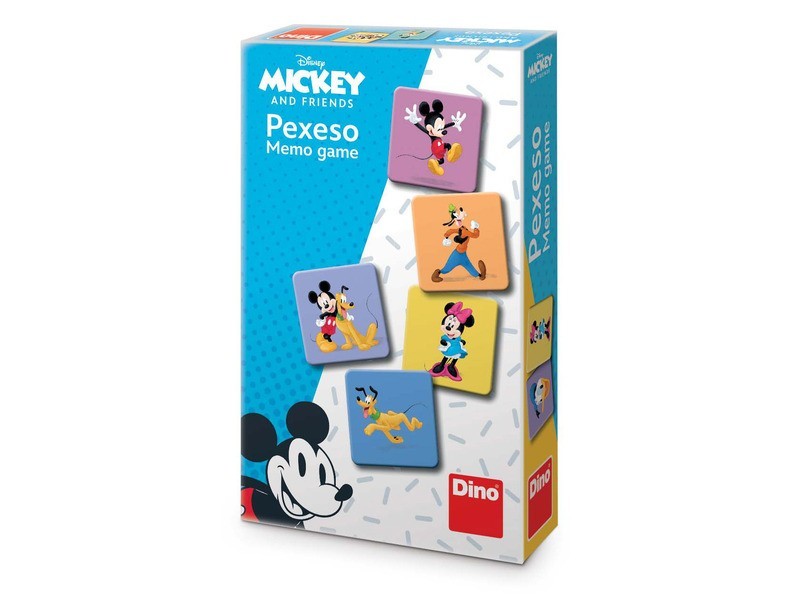 Memóriajáték - Mickey és barátai, színes kártyák