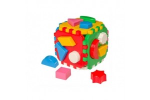 Logikai kocka színes formákkal