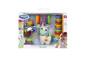 Lámás játékszett – színes puha plüssfigurák