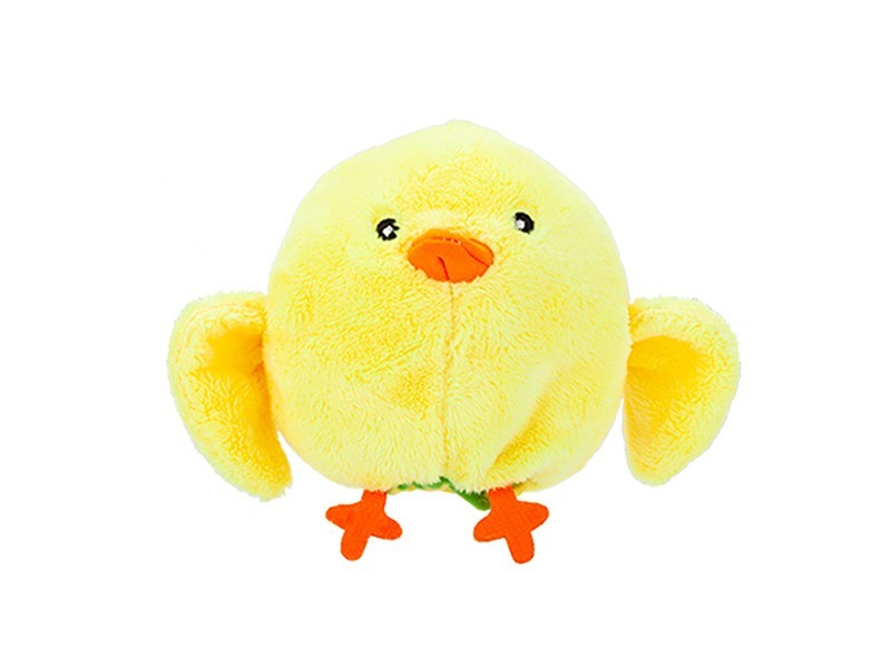 Kifordítható plüss tojás, 12 cm - két színű