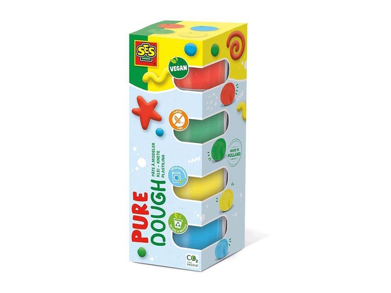 Jó érzés gyurmázni Pure 4x90 g - élénk színek