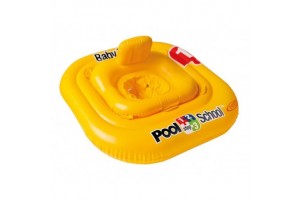 Intex 56587 beülős bébi úszógumi sárga 79x79 cm