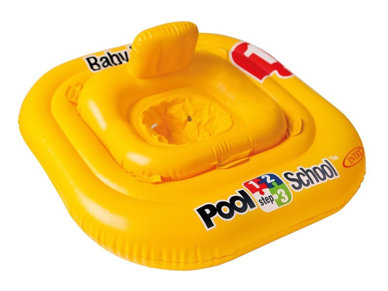 Intex 56587 beülős bébi úszógumi sárga 79x79 cm
