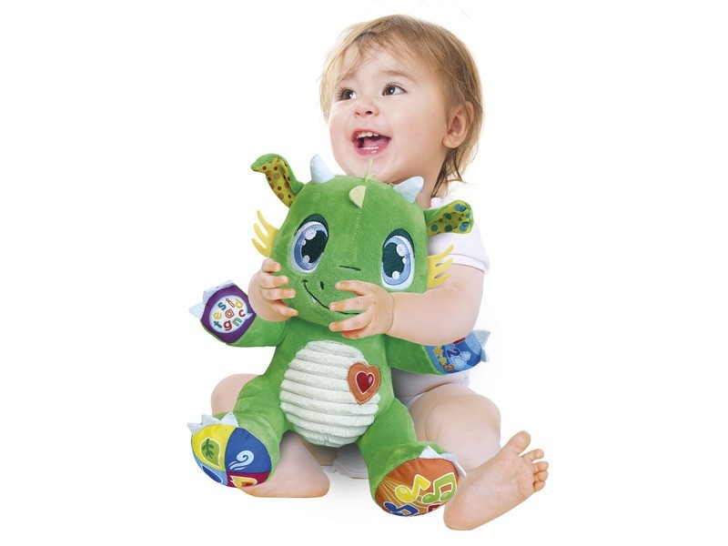 Interaktív plüss sárkánybébi - tanulójáték