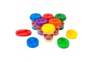 Gyurmakészlet tégelyben — 6 szín