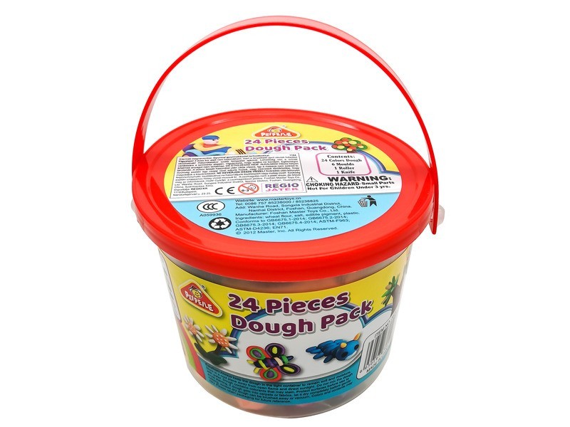 Gyurma vödrös formázó készlet - színes alkotás