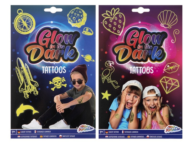 Grafix sötétben világító tetoválások — 2 ív