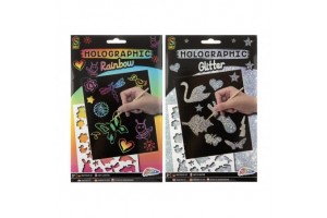 Grafix A5 képkarcoló - csillám és szivárvány (2 féle)