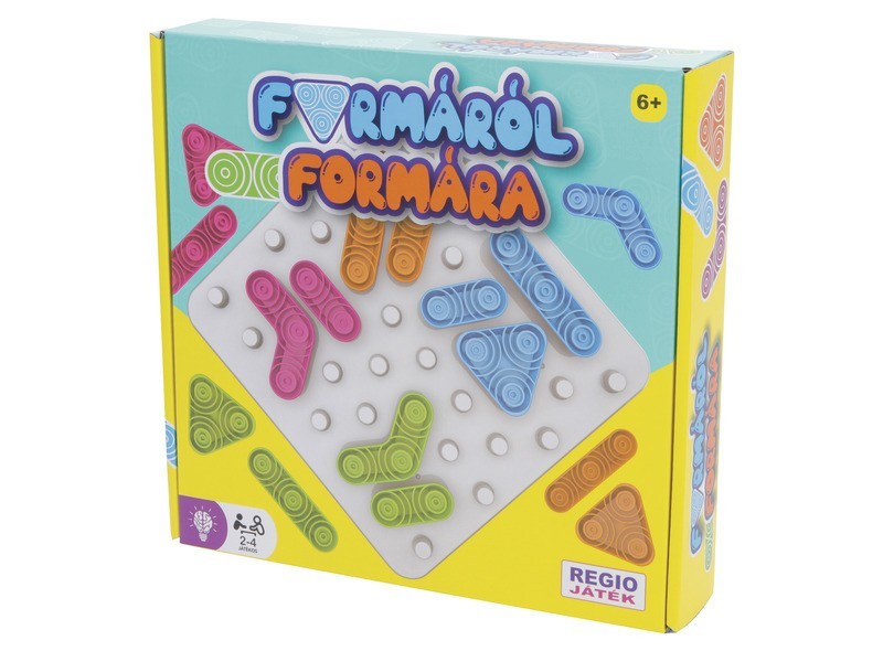 Formáról formára társasjáték – doboz