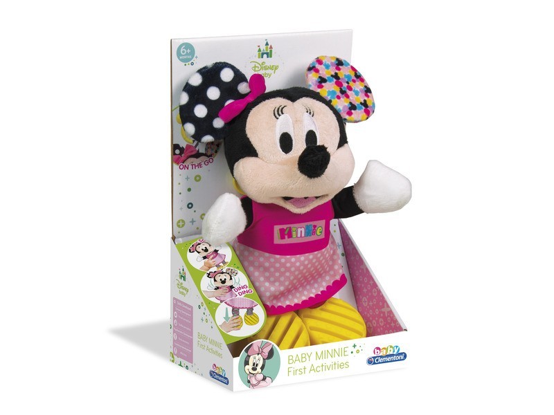 Disney Baby Minnie plüss csörgővel és rágókával