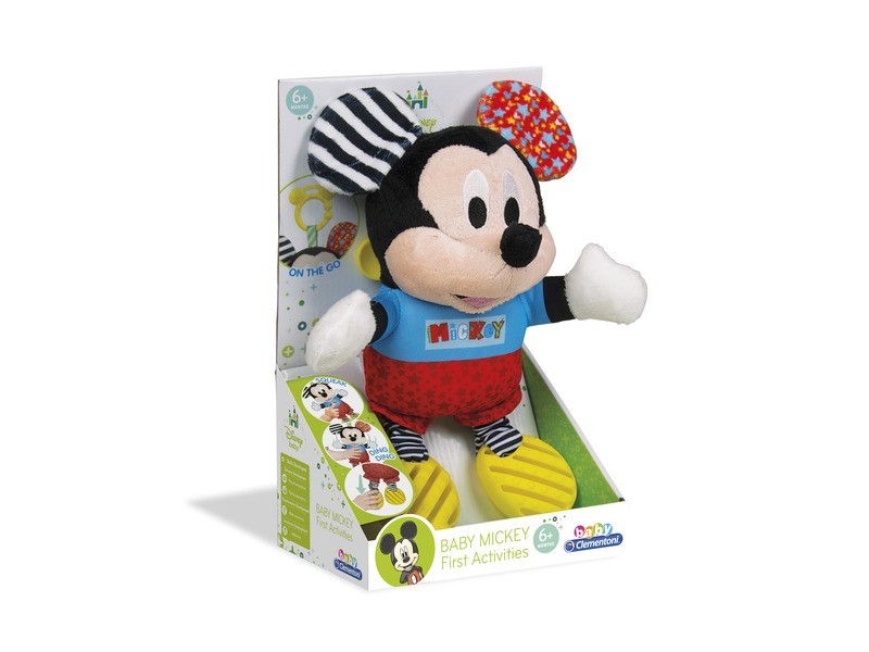 Disney Baby Mickey plüss csörgővel és rágókával