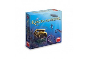 Dino Kincsvadászok társasjáték - doboz és játékelemek