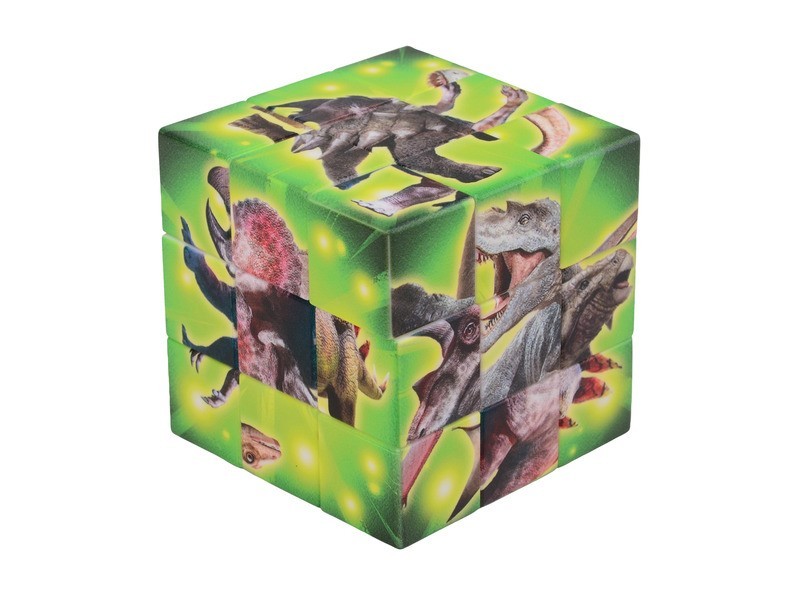 Dínó bűvös kocka - színes fejlesztő játék