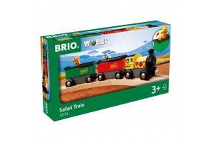BRIO Safari fa vonat állatokkal