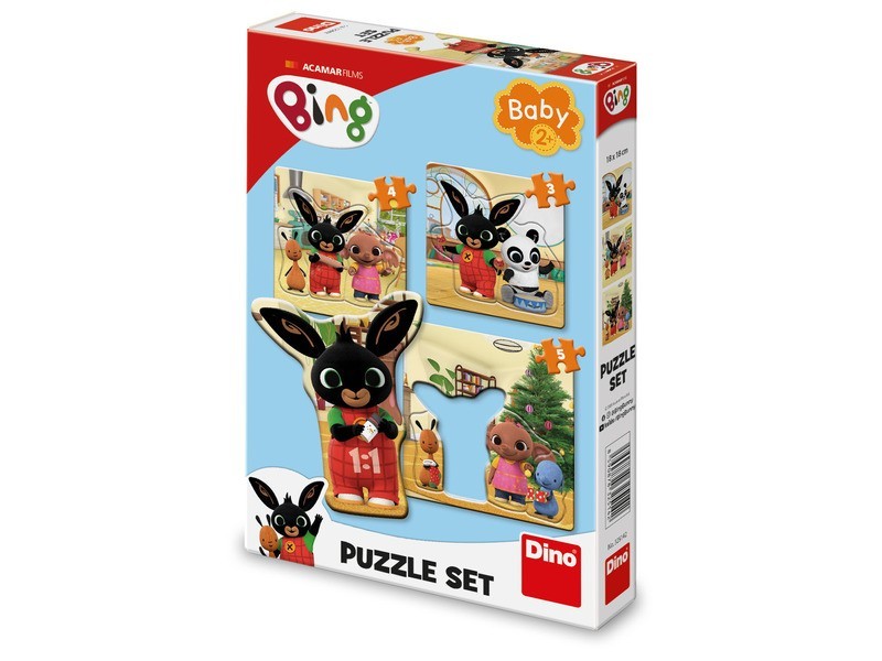 Bing babypuzzle 3-5 db - színes fejlesztő játék