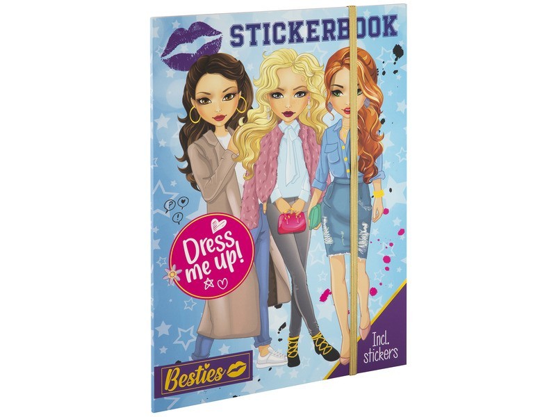 Besties babaöltöztető matricaalbum A4, 10 oldal