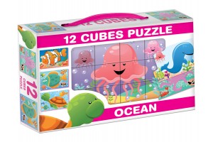 Állatok 12 darabos mesekocka – többféle variáció