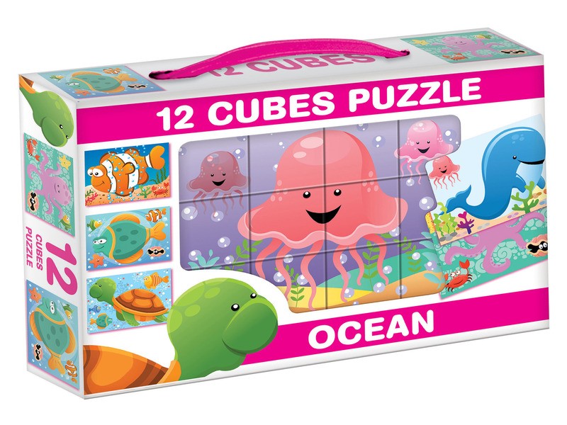 Állatok 12 darabos mesekocka – többféle variáció