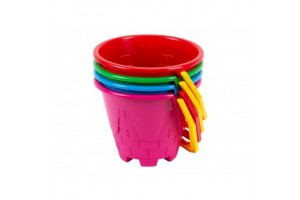 Bástya homokozó vödör 14 cm - többféle