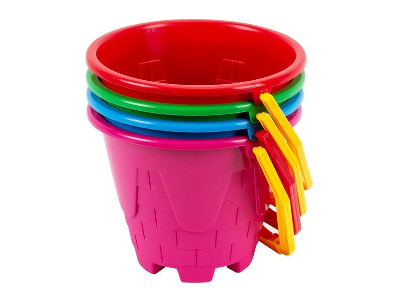 Bástya homokozó vödör 14 cm - többféle