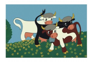 A török és a tehenek – diafilm borító