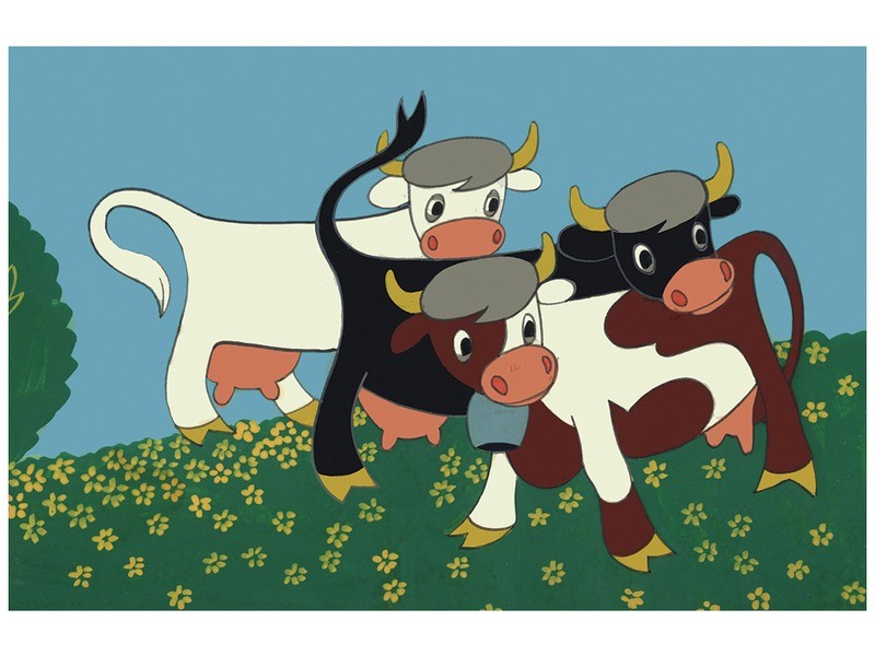 A török és a tehenek – diafilm borító